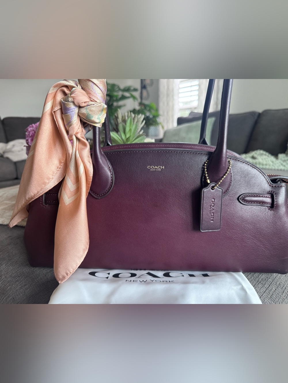 COACH Empire 34 in Gorgeous Merlot!